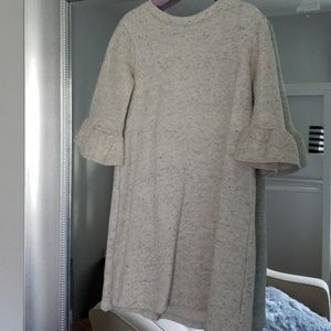 BABY GAP Ruffle sleeve sweater dress